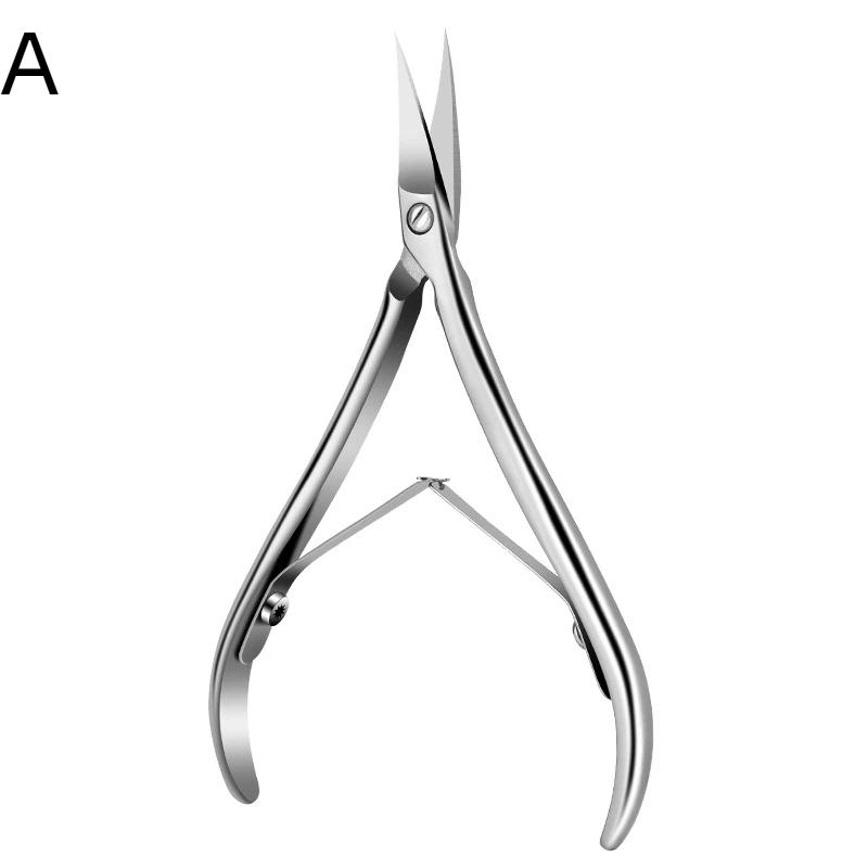 1 Pcs Extra Fine Curved Cuticle Scissors Nail Clipper Women Multi Purpose Manicure Tools Nail Cuticle Small Cutter Scissors