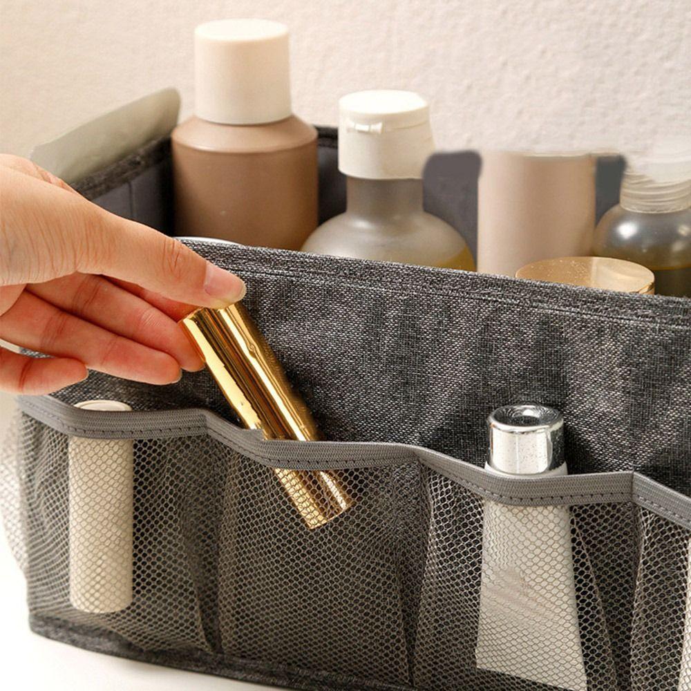 2Pcs Foldable Cosmetic Storage Box Large Capacity Sundry Storage Box  Living Room