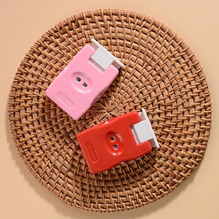 Plastic Knitting Counter Crochet Row Counter Manual Knitting Tool