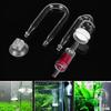 New U Shape CO2 Atomizer Transparent Glass Glass Tube Check Valve Suction Cup Glass Tube Aquarium Plant Supply