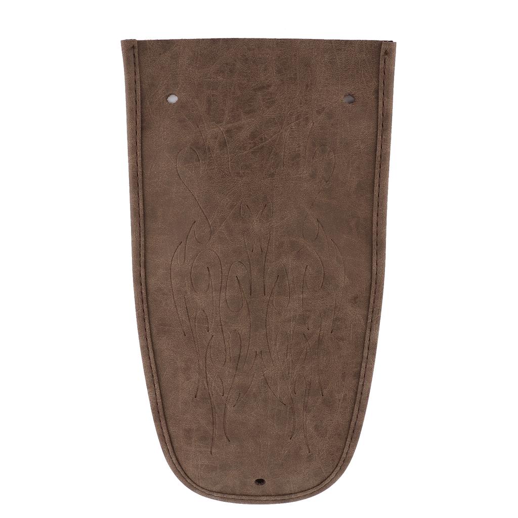 Motorcycle Bib Cover Artificial Leather Decorative Pad Flame Pattern Fit for XL 883 1200 48