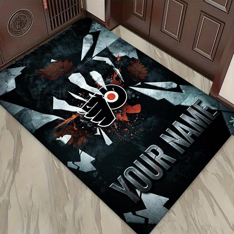 Name Custom Philadelphia Flyers Carpet Rug for Living Room Bedroom Home Sofa Decoration,Kids Play Non-slip Floor Mat
