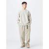 [Beaming Life Store by BEAMS] L/S Knit 5 Gauge Stretch Slab Crew Neck Knit Men's GREY L_92150360286