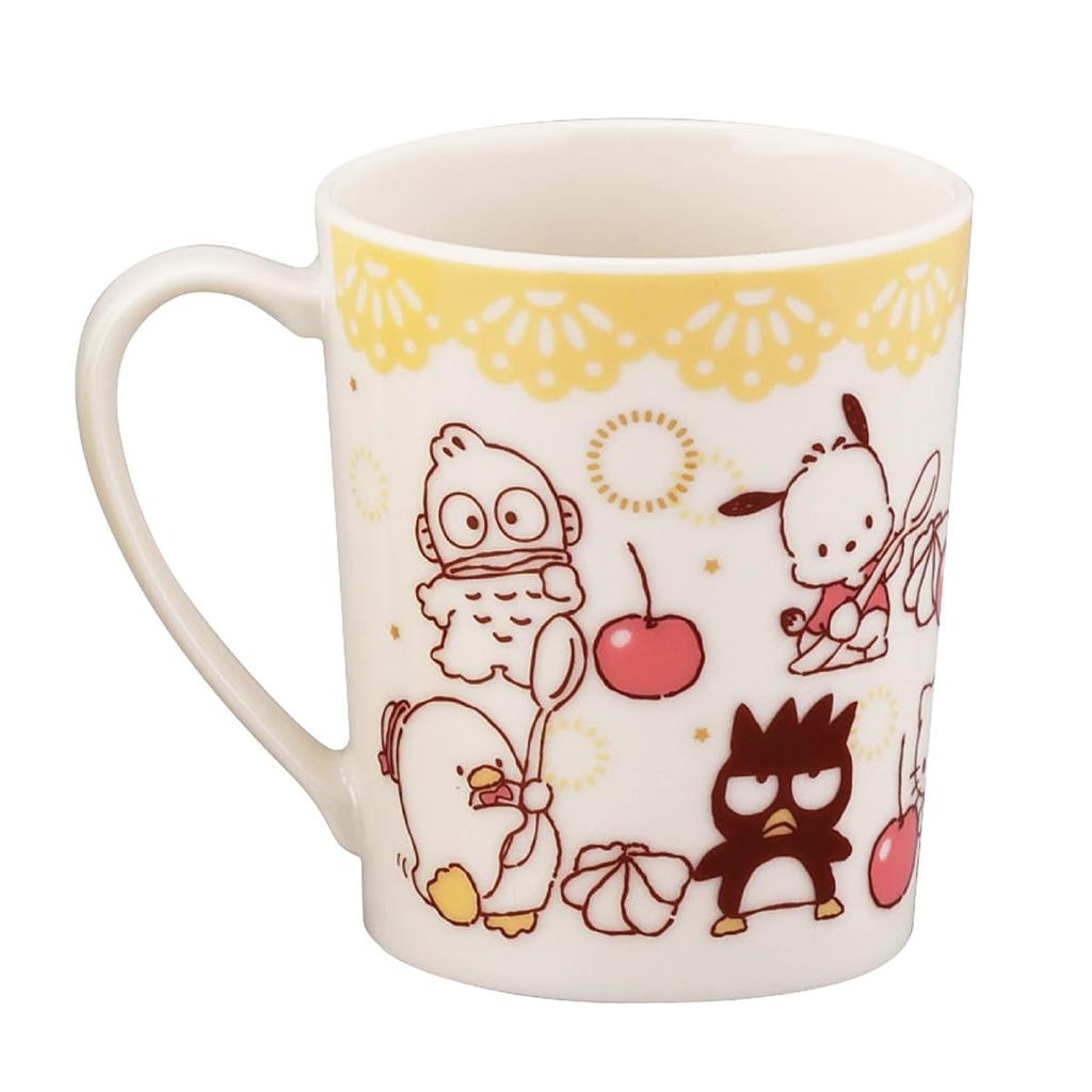 Sanrio 2026 Years Pompompurin Chococat 30th Anniversary Microwave Character Made in Yamaka Mug, Approx. 350ml, Safe, Goods, Gift, Tableware, Japan,