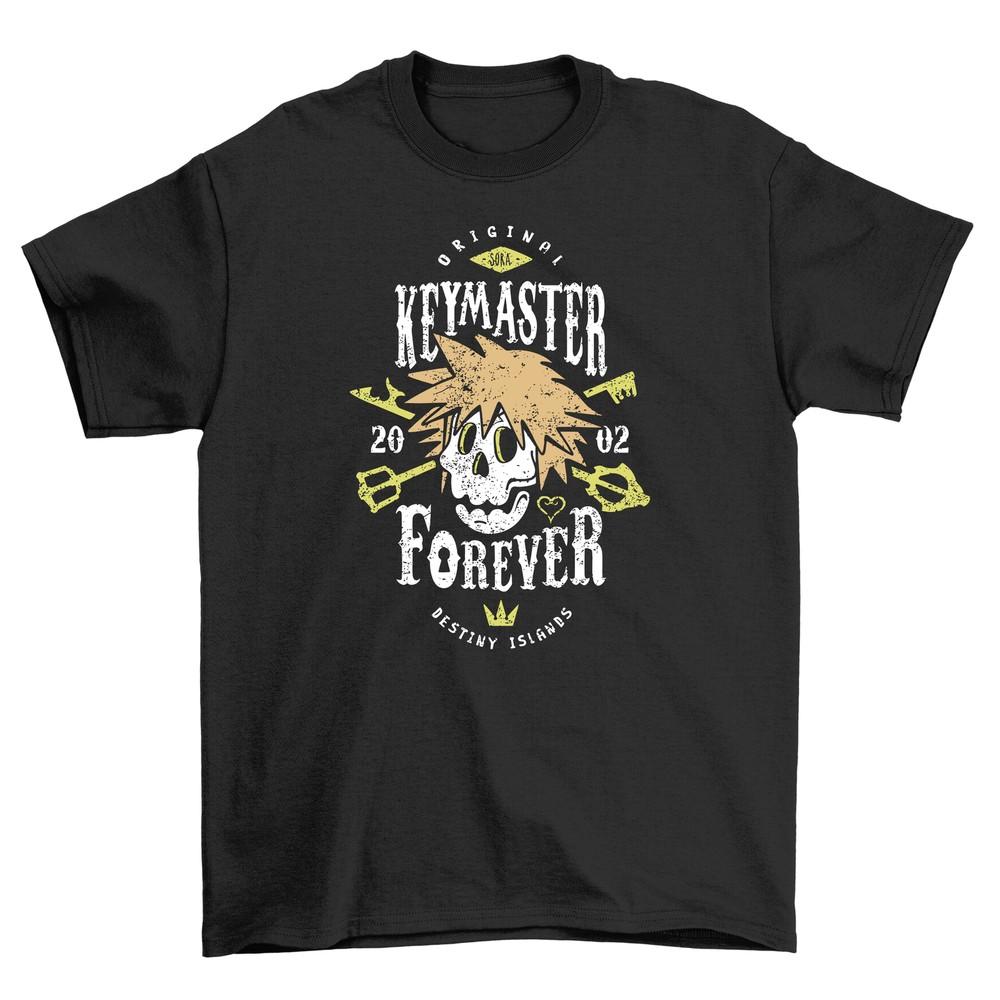 

Keymaster Forever Funny T-shirt - Unlock the Jokes! Stylish Skull Design, Unisex 3XL