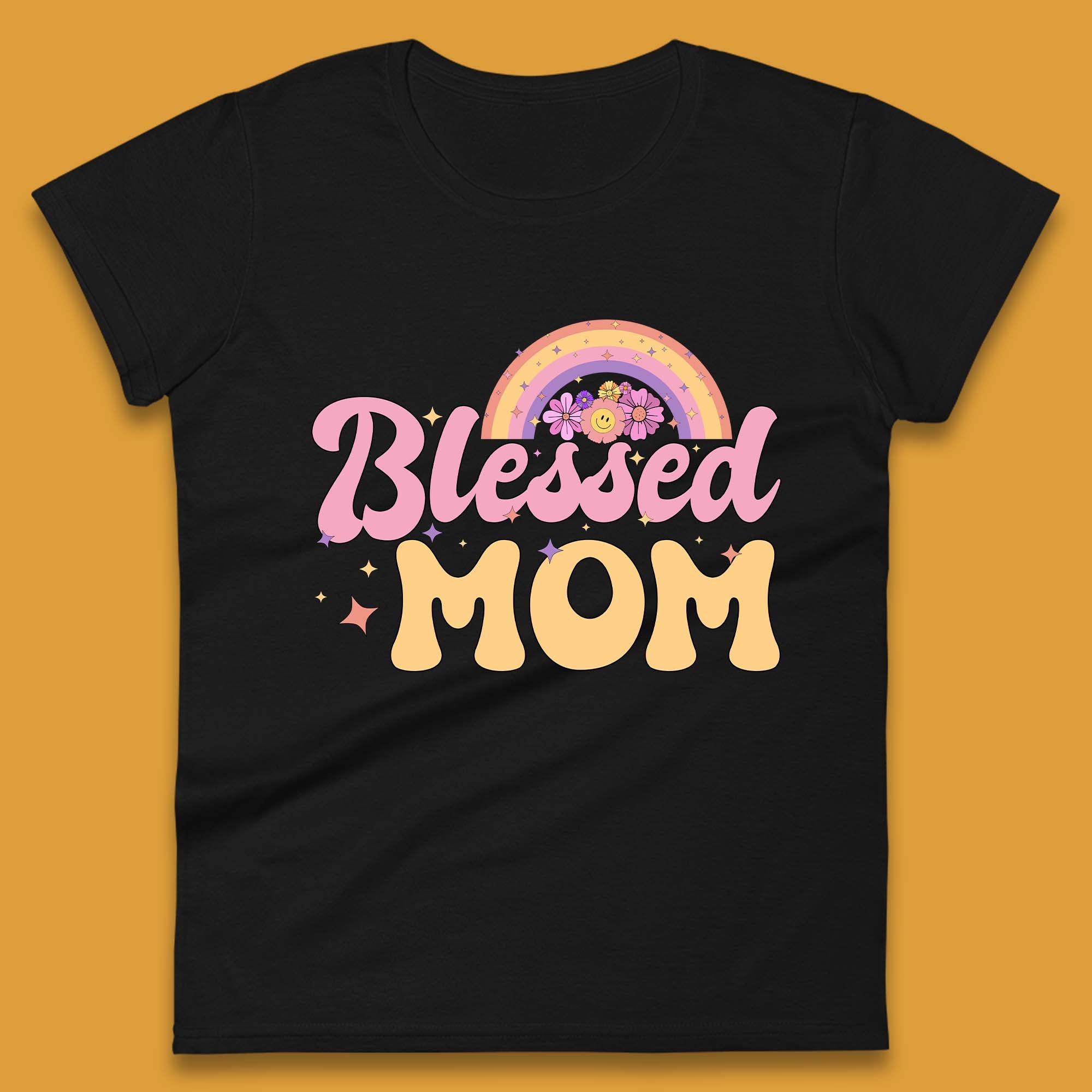 Blessed Mom Womens T-Shirt Mens Tops Tees Unisex S