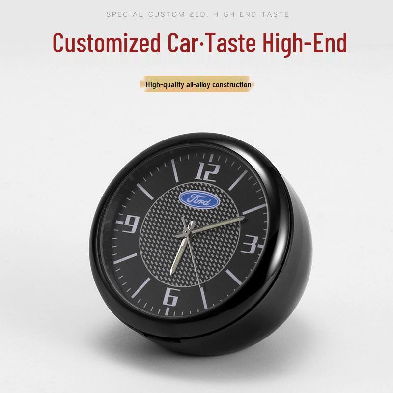 Luminous Digital Car Clock Quartz Watch Ornament