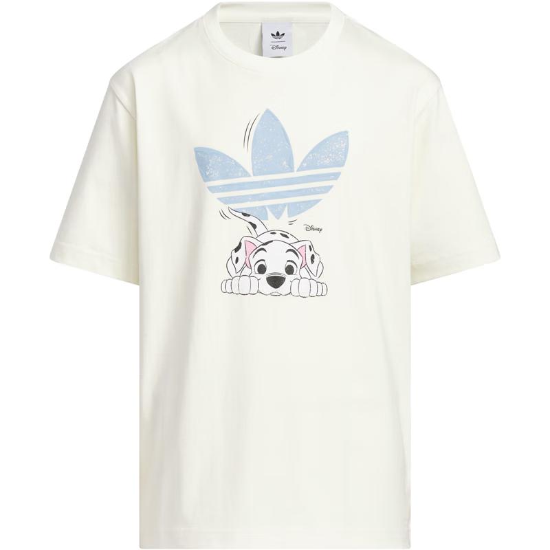 Adidas Kids  Trefoil Graphic Loose Fit Cotton T-Shirt 140CM