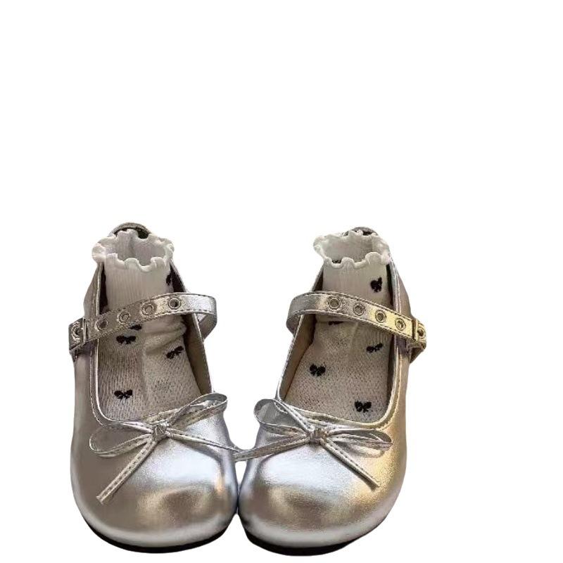 Soft-soled shoes for girls aged 6-122026New children's princess shoes, Mary Jane flats for girls, versatile and with a sweet, girly style