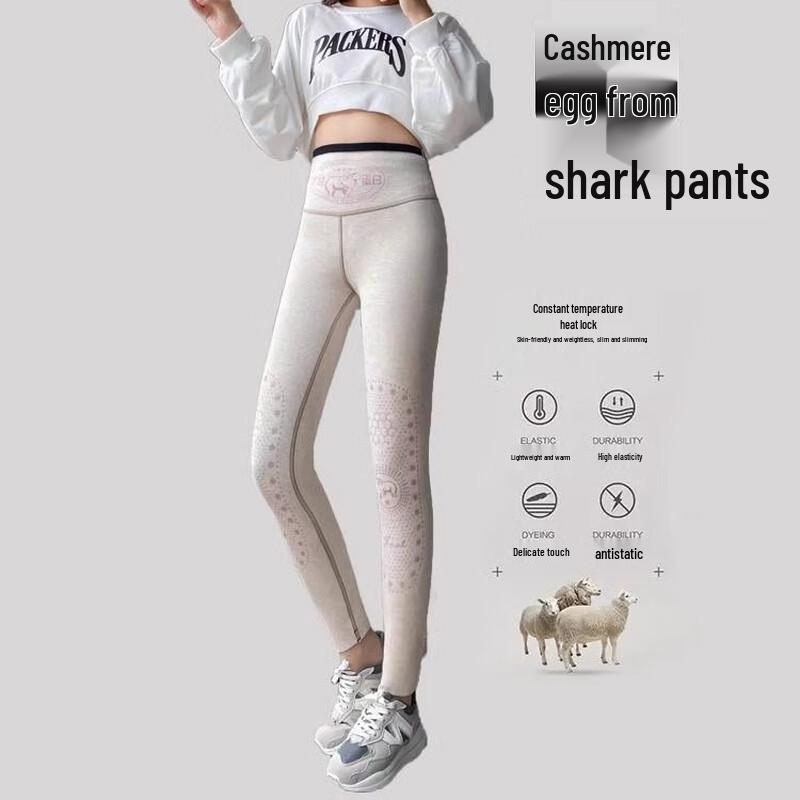 Langsha Women's Thermal Fleece-Lined High-Waist Leggings