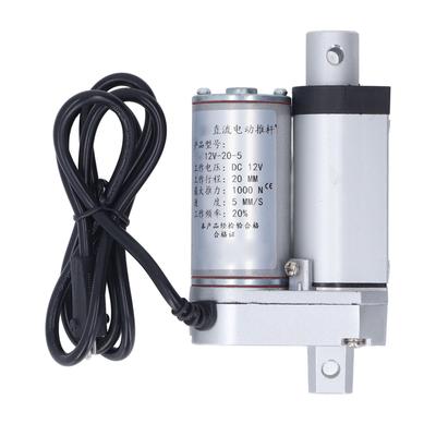 Attuatore Lineare Elettrico Corsa 20mm Spinta 1000N Attuatore Lineare per Attrezzature Macchine 12V