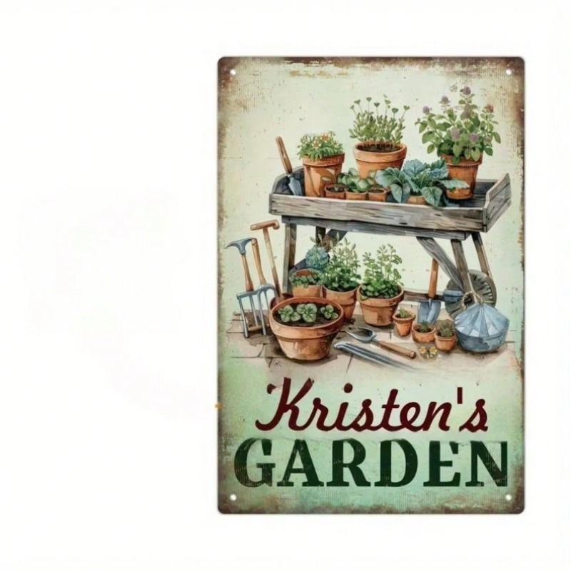 Vintage Metal Tin Sign Retro Wall Art Home Living Room Decoration 20x30cm