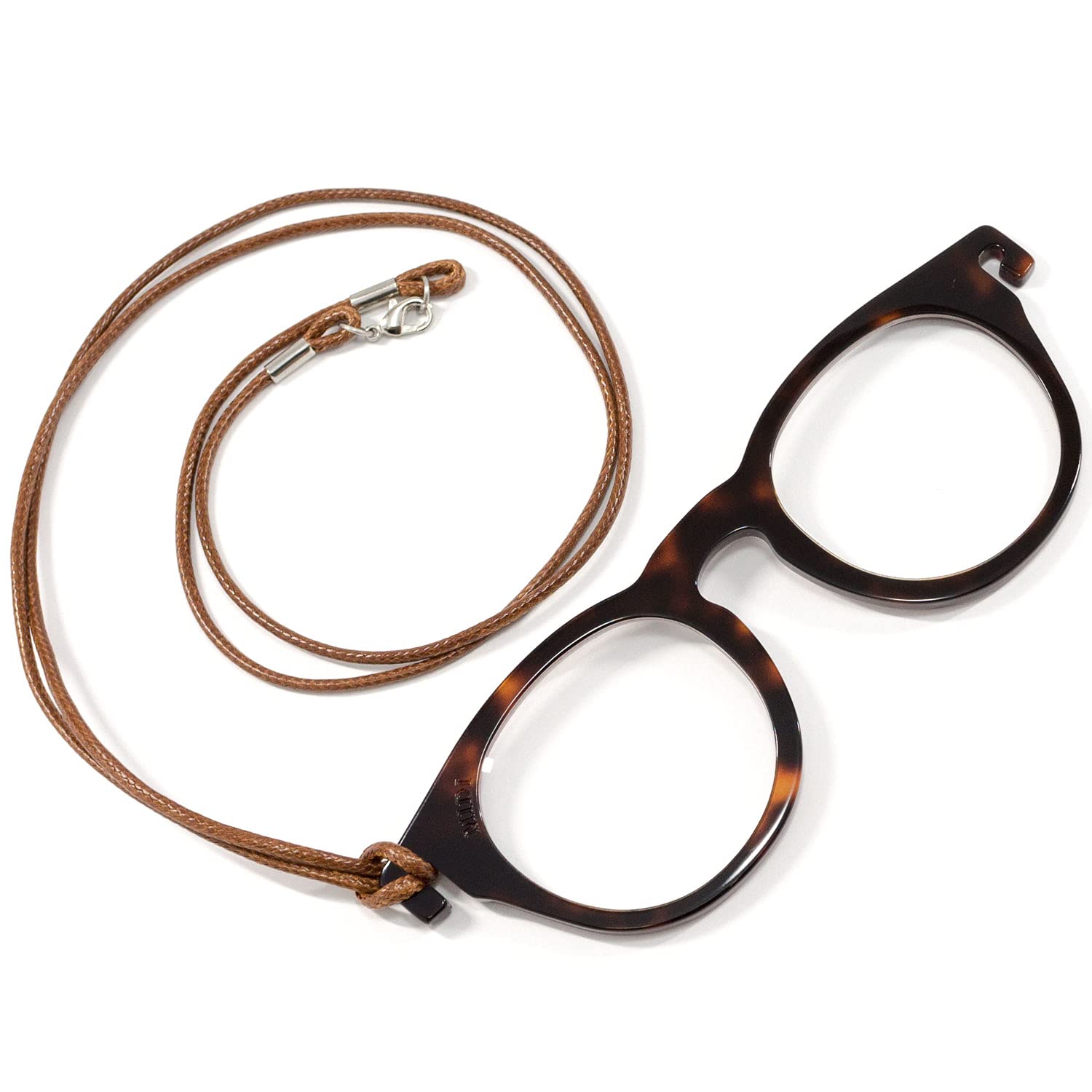 

MIDI Magnifying Extra Portable Magnifying Necklace 2x Acetate Boston Brown Glass, Large, Glass, Pendant, Magnification, Bag, (PG-006,C2)