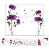 Flower Wall Decal Removable Peel And Stick PVC Stickers Colorful Rose/Morning Glory