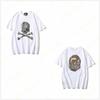 Summer Fashion Heavyweight Retro Men's Fun Skull Head 100% Cotton Printed Round Neck High Quality Casual Fitness Street T-shirt