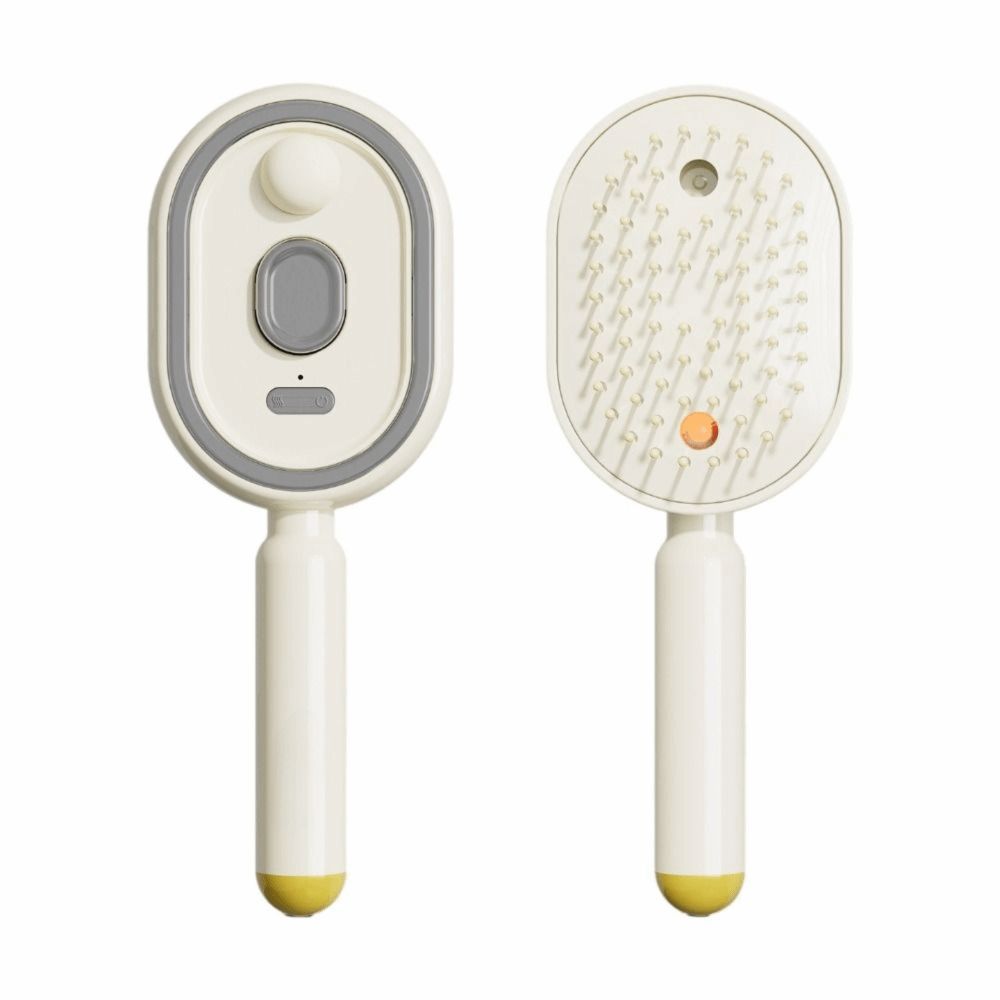 Cepillo de Pelo Eléctrico con Spray Multifunción Antifrizz Depósito Grande Cepillo de Pelo con Niebla 2 en 1 Regalo