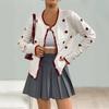 Women's Fashion Casual Fall Winter Love Letter Print Long Sleeve O-Neck Sweaters