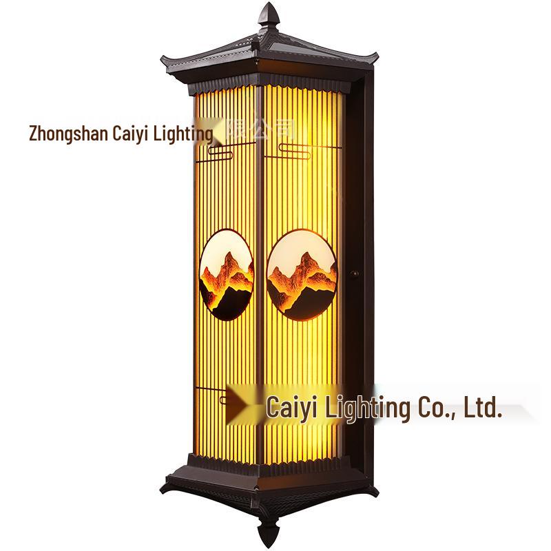 Waterproof Solar Wall Light for Courtyard and Villa Gate Pillars