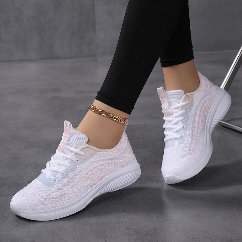 New women's shoes running shoes sports shoes casual versatile casual fashion soft sole high elastic mesh lightweight running shoes