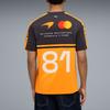 Puma X McLaren Piastri Color Block Crew Neck Knit Short Sleeve Racing T-Shirt Men T-Shirts 713954-01