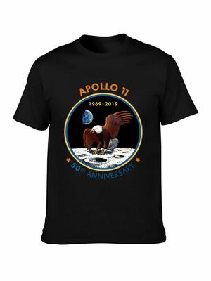 Brand Apollo 11 50th Anniversary 19692019 TShirt Men Short Sleeve TShirt