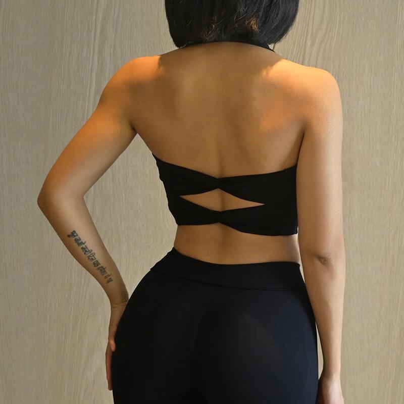 Mi Ling Women's Sexy Backless Sports Bra