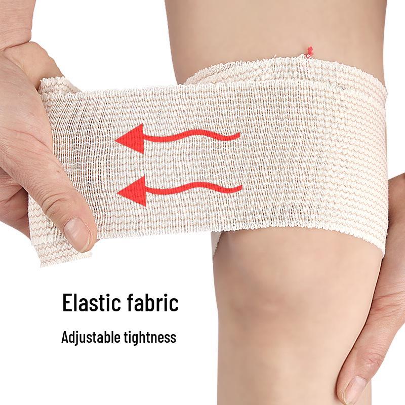 Herringbone Sports Compression & Fixation Elastic Bandage - Breathable Magic Stick Design