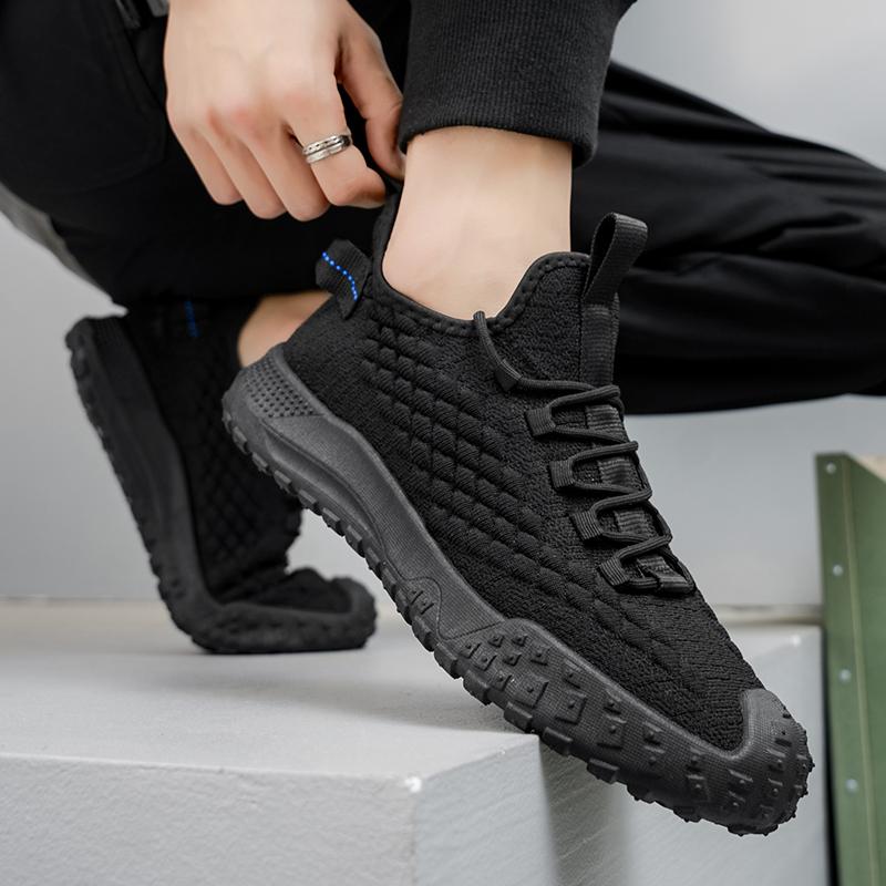 Atmungsaktive Mesh Herren Freizeit Sportschuhe Leichte Laufschuhe Bequeme Dämpfung, Alltagskleidung, Fitnessstudio Laufen, Weiche Sohle