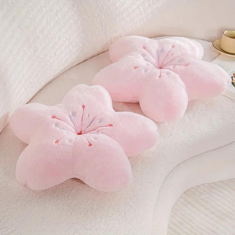Cherry Blossom Throw Pillow Girl Heart Sofa Cushion Photo Decoration Bay Window Cushion Tatami Cushion