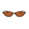 Sexy Small Oval Women's Sunglasses 2025 New Fashion Leopard Brown Hot Sun Glasses Female Retro Colorful Shade Eyeglass
