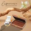 Luxury Bathing Bars Gift Set of 6 | Premium Handmade Soaps | Reddish Brown Wooden Box | Natural Moisturizing | 6 X 50 Gm)