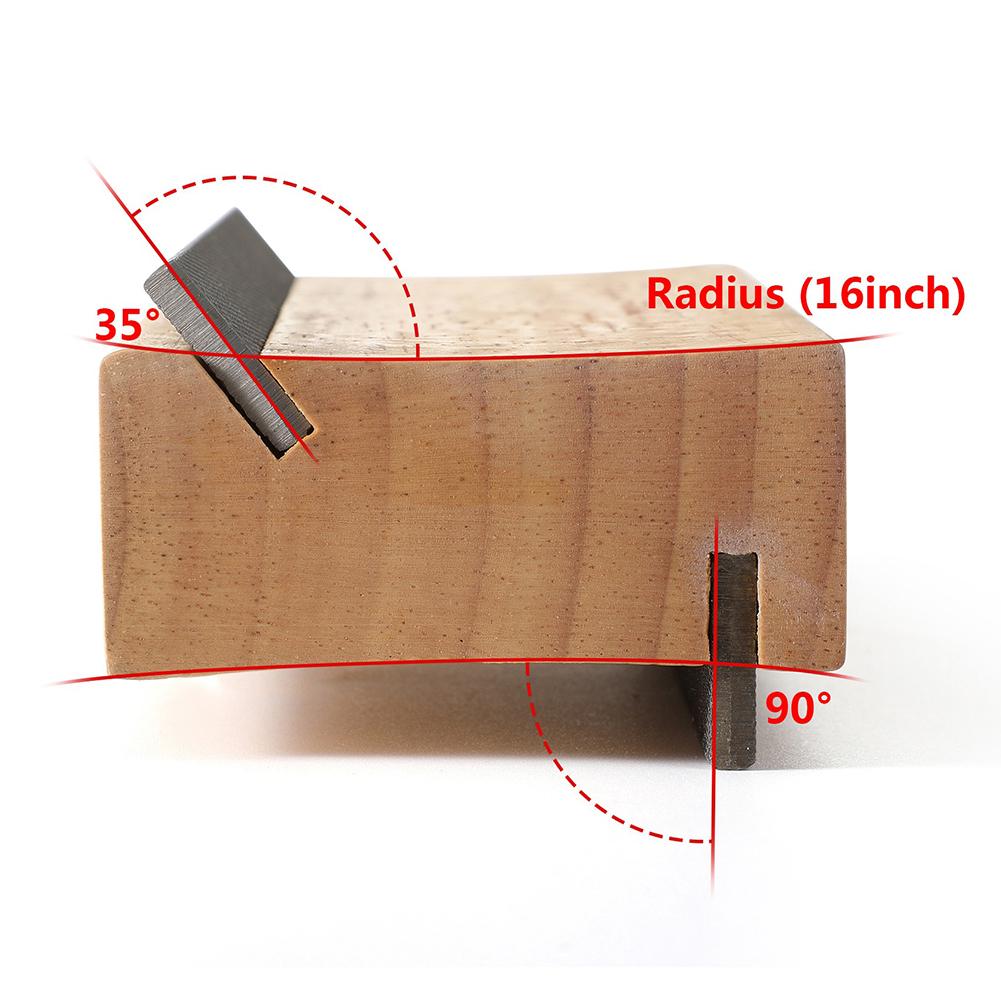 35/90 Degree Guitar Fret Crowning File 2 in 1 Guitar Fret Bevel-Flush File for Guitar Bass Fret End Dressing Polishing File Tool