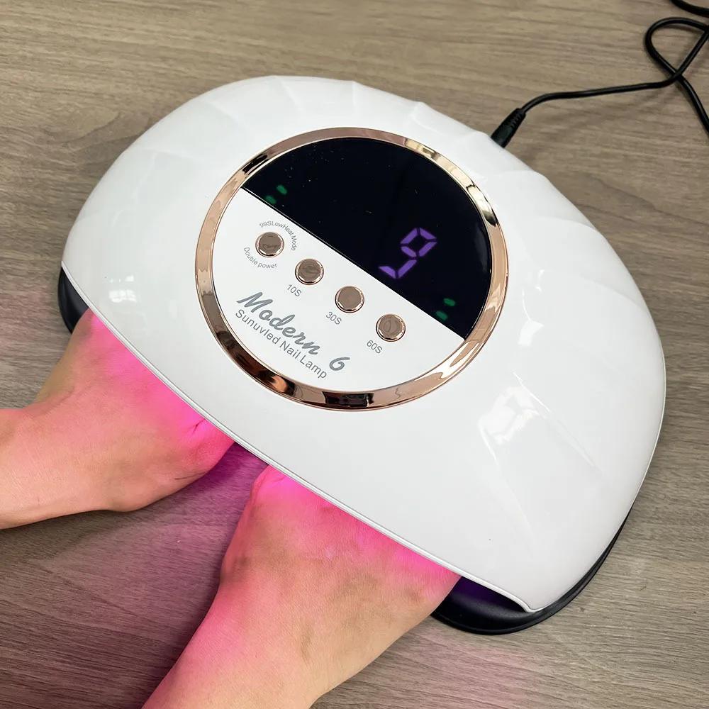 268W UV LED Lamp For Nail Dryer Manicure Nail Drying Lamp 69LEDS UV Gel Varnish With LCD Display UV Lamp For Manicure Salon