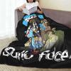 Sally Face Game Anime SF Blanket Coral Fleece Plush Horror Sal Fisher Lightweight Throw Blankets Outdoor Travel Plush Thin Quilt