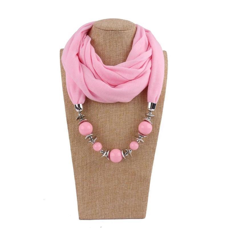 1Pcs Women New Fashion Scarves Collar Pendant Scarf Necklace Necklace For Women Jewelry Boho Jewelry For Women