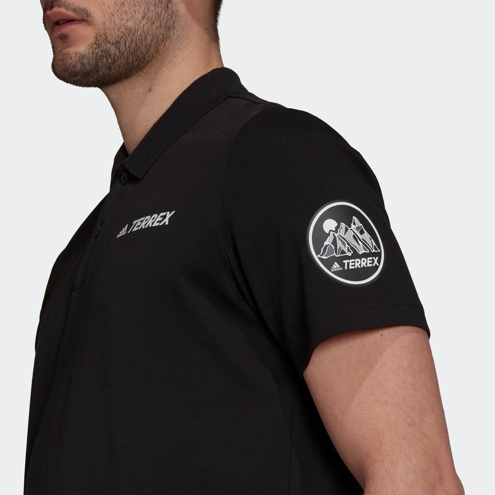 Adidas Badge Of Sport Polo Shirt Men Tops Black GR9968