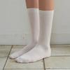[26SS] BIARRITZ Syrup Solid Crew Socks 4 Colors