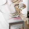 Hand Drawn Beautiful Woman Sheer Curtains Bedroom Voile Curtain Living Room Window Sheer Curtains Kitchen Tulle Drapes