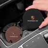 Car Anti Slip Insert Cup Coasters Car Accessories For Porsche Cayenne Panamera Macan Boxster 911 Carrera-GT 944 918 917