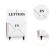 Hanging Key Holder with Hooks And Letter Organizer for Home Entryway