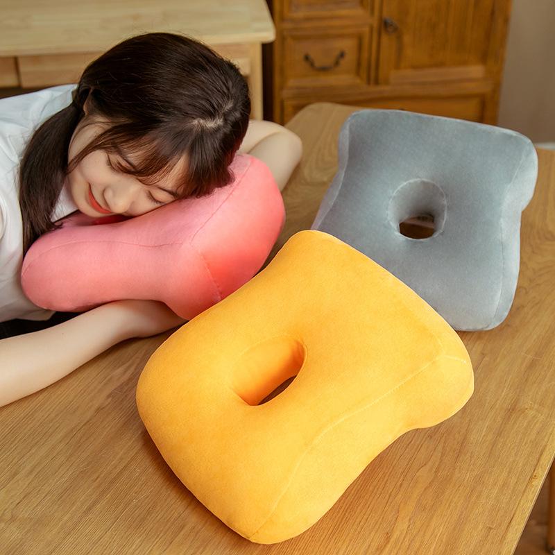 Throw Pillow Girls Sleeping Table Office Nap Pillow Children Pillow Primary School Students Lunch Break Artifact Summer Cushion
