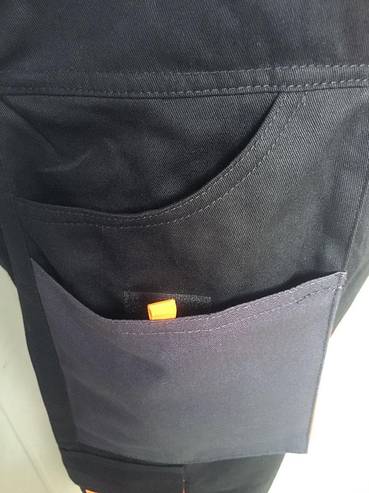 Unisex Pure Cotton Work Pants - Four Seasons Durable, Dirt & Wear-Resistant Plus Size Overalls for Machine Repair.