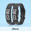Braccialetto Intelligente LED Digitale Impermeabile Smart Clock Smartband Con contapassi per la corsa Monitor Smart Band Allarme Vibrante Promemoria