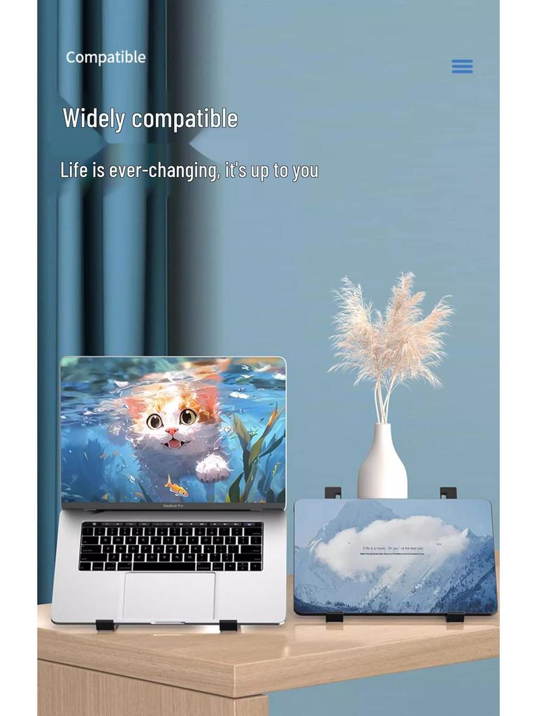 Aluminum Alloy Foldable Laptop Stand with Heat Dissipation