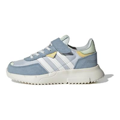 Originals Retropy F2 Comfortable Lightweight Slip-Resistant Durable Low-Top Casual Shoes Kids Sneaker Blue White JP7030