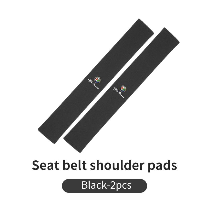 Extended Suede Seat Belt Cover Shoulder Protector Protective For Alfa Romeo 159 Giulietta 156 147 Giulia Mito GT Stelvio Spider zk9