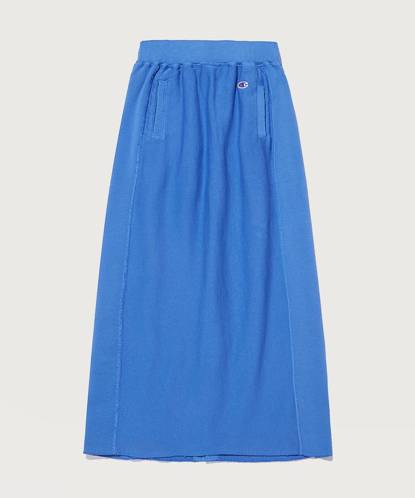 Champion Women'S Reverse Weave French Terry Sweat Skirt Normal Blue