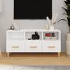 VidaXL TV Stand White 102x36x50 Cm Engineered Wood 812600