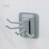 NO.HS Bathroom Wall Mount Self Adhesive Hooks Rotary Towel Sundries Hanger Towels Wash Cloth
