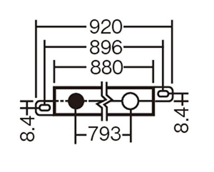 Panasonic LED Basic Line Light Ceiling Wall Direct Mounted Light Bulb Color LSEB9038LE1